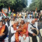 आज दिनांक 18 नवंबर 2025 को रेजांगला दिवस के अवसर पर नई दिल्ली जंतर मंतर धरना स्थल पर रेजांगला शहीद पवित्र रज कलश यात्रा का समापन हुआ